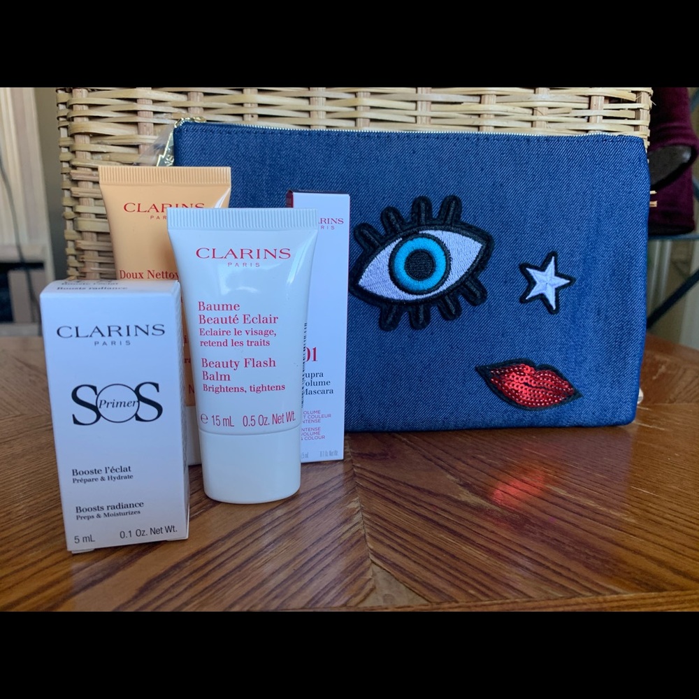 Clarins skincare 5pc all new never used